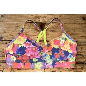 Lorna Jane Womens Size S Floral Sports Bra
